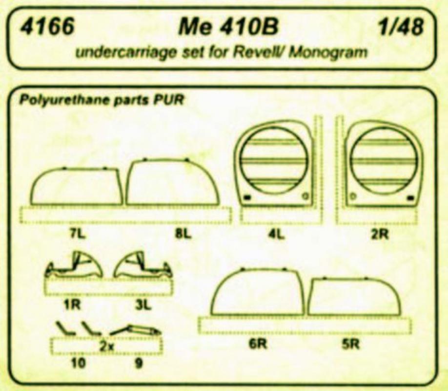 8595593104492 - Me 410 - Undercarriage