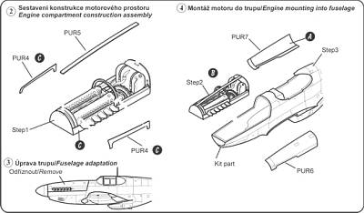 8595593106977 - P-51D Mustang - Motor Set