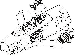 8595593107448 - F-86F sabre - Interior set