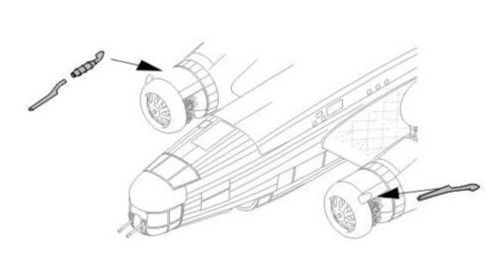 8595593115894 - Hawker Typhoon Mk I - Exhaust stacks [Hasegawa]