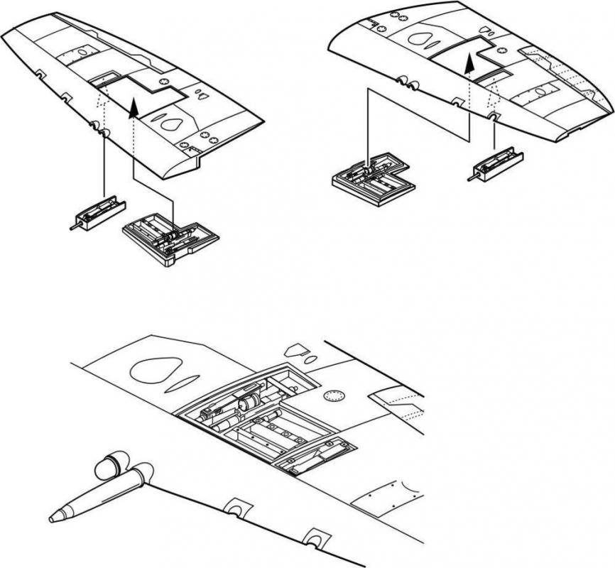 8595593117843 - Spitfire MkIX Wing - Armament set [Airfix]