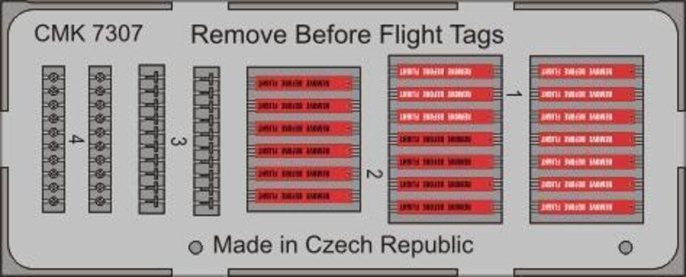 8595593121222 - Remove Before Flight Tags (20 StÃ¼ck)