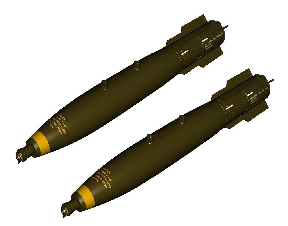 8595593123592 - Mk82AIR BSU49B Bomb(Air Inflatable Reta Retarder) (2 Stück) 8595593123592 - Mk82AIR BSU49B Bomb(Air Inflatable Reta Retarder) (2 Stück)