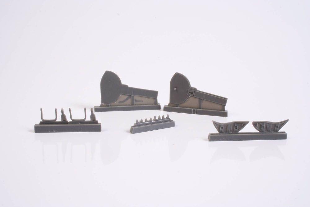 8595593124797 - CMK 129-5120 - A6M5c Zero-Correction UndercarriageDoors Doors Set 1 32 for Hasegawa in 132 8595593124797 - CMK 129-5120 - A6M5c Zero-Correction UndercarriageDoors Doors Set 1 32 for Hasegawa in 132
