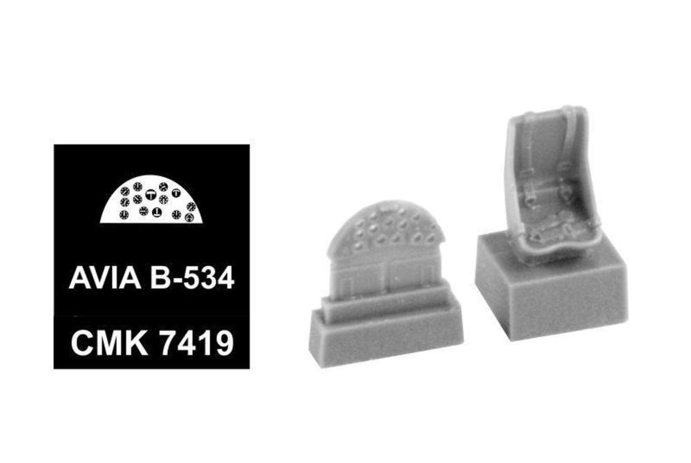 8595593126661 - CMK 129-7419 - Avia B-534 Cockpit set for Eduard kit in 172 8595593126661 - CMK 129-7419 - Avia B-534 Cockpit set for Eduard kit in 172
