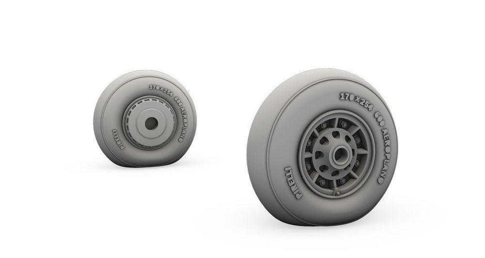 8595593127811 - CMK 129-Q48371 - Reggiane Re 2000 Main Wheels in 148 8595593127811 - CMK 129-Q48371 - Reggiane Re 2000 Main Wheels in 148