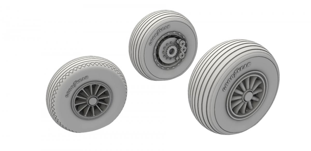 8595593128665 - CMK 129-5134 - A-26 Invader Wheels Late Type in 132 8595593128665 - CMK 129-5134 - A-26 Invader Wheels Late Type in 132