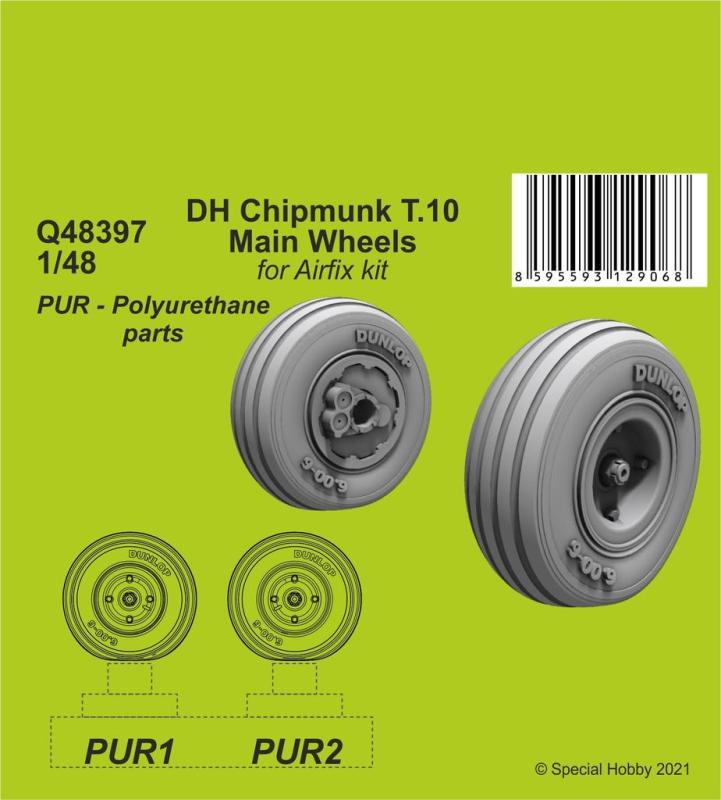 8595593129068 - CMK 129-Q48397 - DH Chipmunk T10 Main Wheels in 148