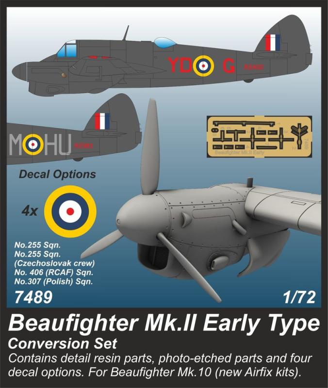 8595593129167 - CMK 129-7489 - 172 Beaufighter MkII Early Type Conversion set 8595593129167 - CMK 129-7489 - 172 Beaufighter MkII Early Type Conversion set