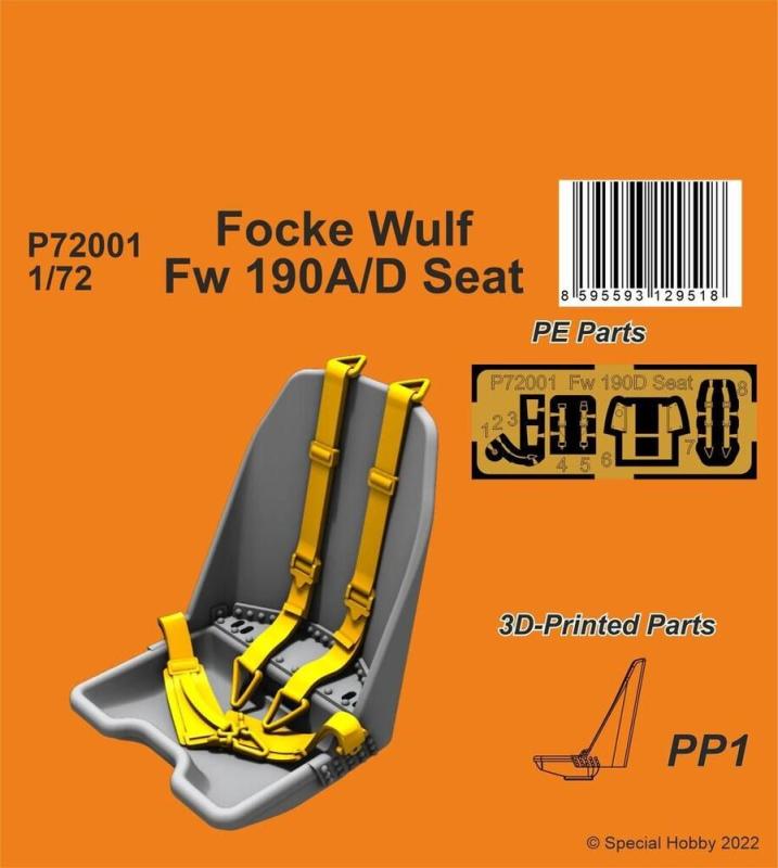 8595593129518 - CMK 129-P72001 - 172 Focke Wulf Fw 190A D Seat