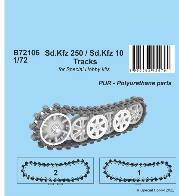 8595593129761 - CMK B72106 - 172 SdKfz 250 Tracks 8595593129761 - CMK B72106 - 172 SdKfz 250 Tracks