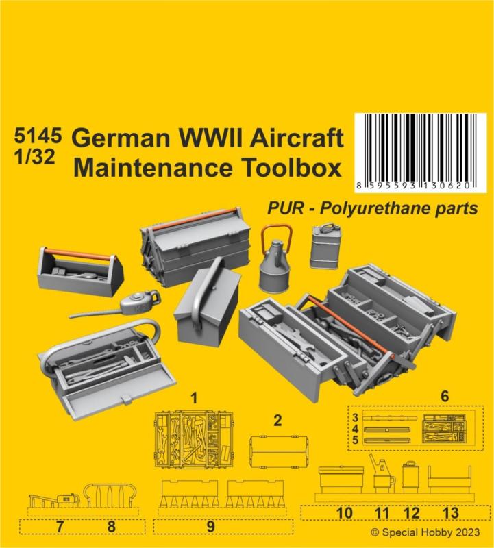 8595593130569 - German WWII Aircraft Maintenance Toolbox