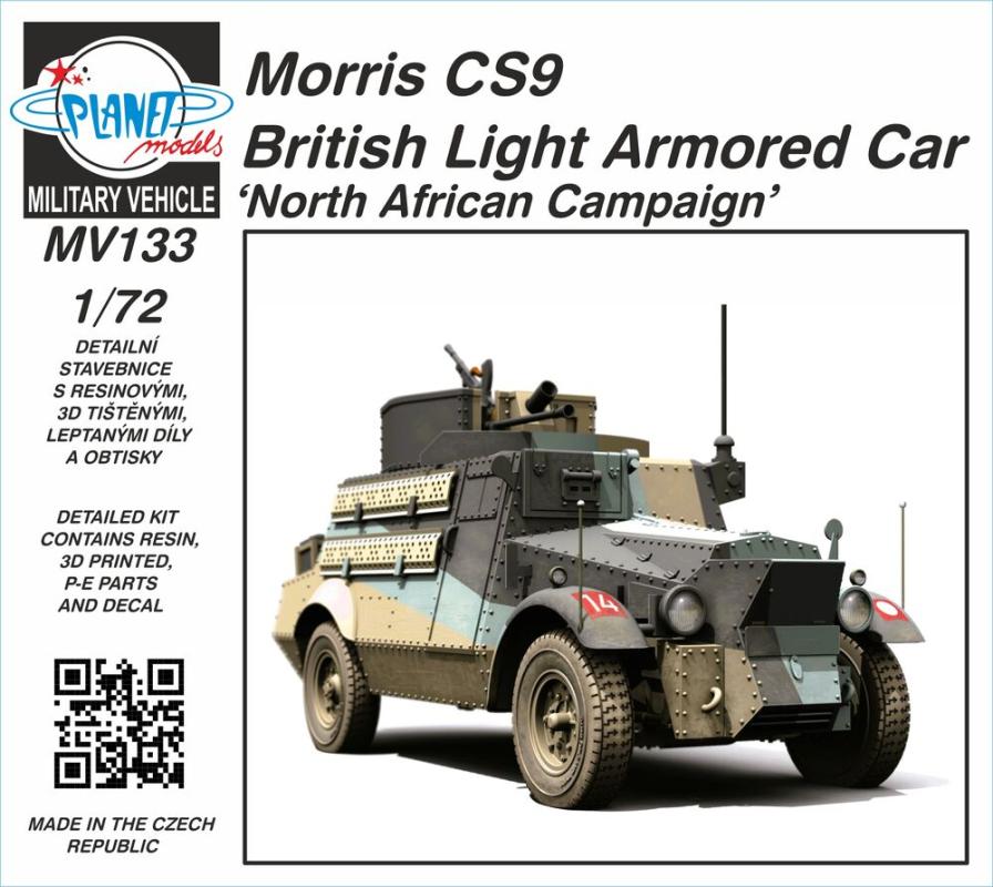 8595593130828 - Morris CS9 British Light Armored Car North African Campaign