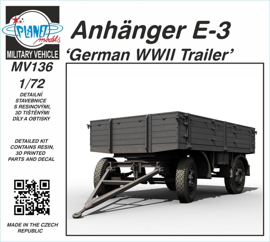 8595593131207 - Anhänger E-3 - German WWII Trailer