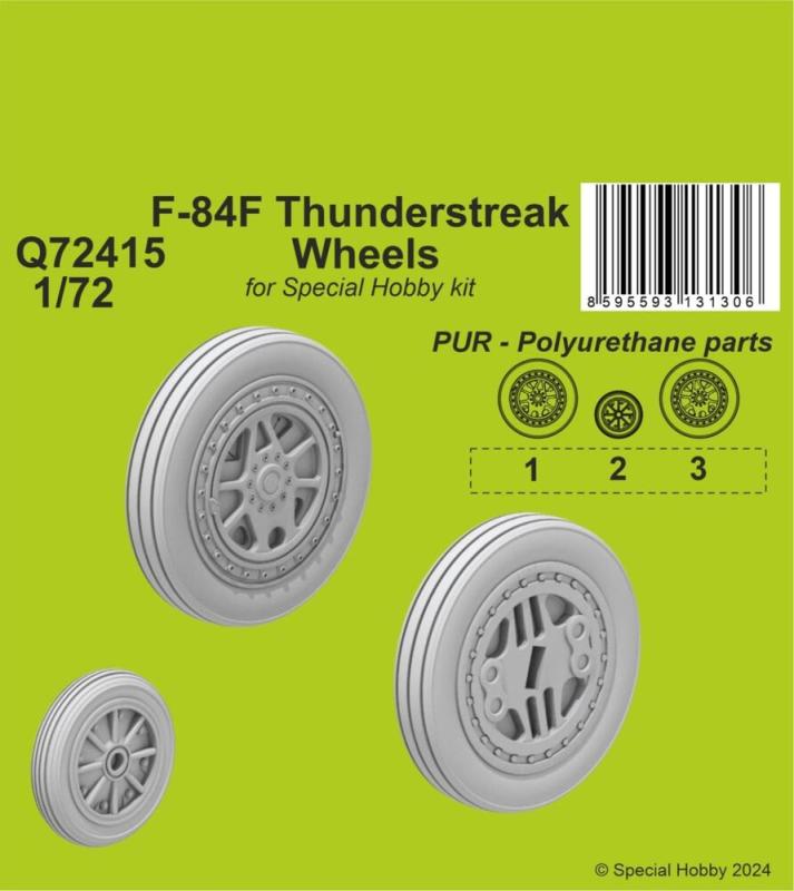 8595593131306 - F-84F Thunderstreak - Wheels [Special Hobby]