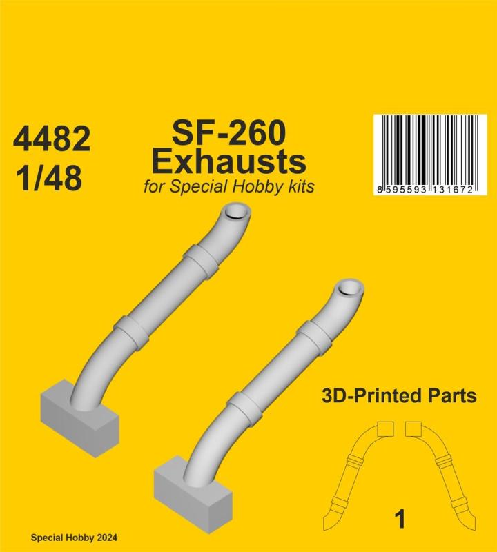 8595593131672 - SF-260 Exhausts [Special Hobby]