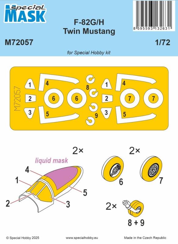 8595593132631 - F-82G H Twin Mustang - Mask