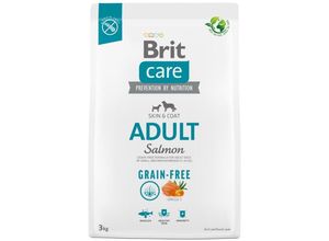 8595602558841 - Trockenfutter für erwachsene Hunde – BRIT Care Grain-free Adult Salmon – 3 kg