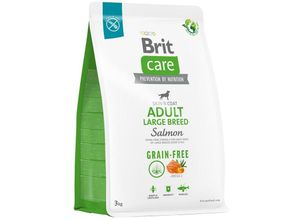 8595602558902 - Brita - Trockenfutter für ausgewachsene Hunde großer Rassen - brit Care Grain-free Adult Salmon - 3 kg