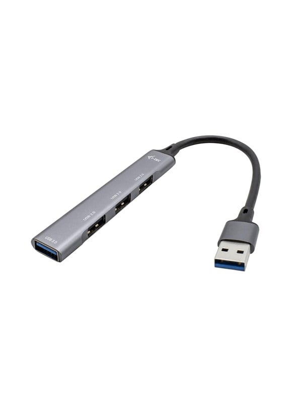 8595611704833 - I-Tec USB 30 Metal HUB USB-Hubs - 4 - Grau