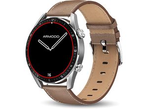 8595683502627 - ARMODD Silentwatch 5 Pro Smart Watch Farbe Silver Leather 1 St