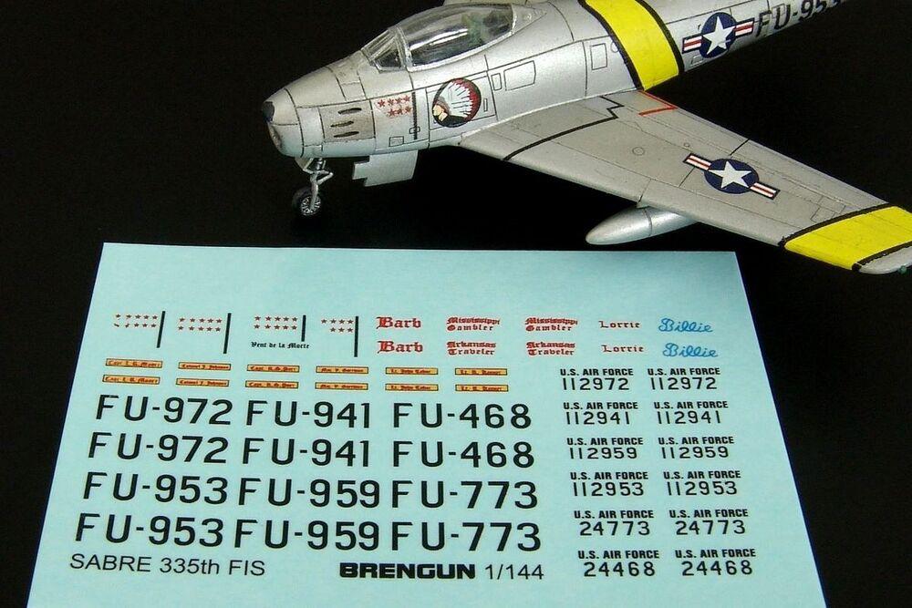 8595683900645 - F-86F SABRE 335th FIS decal