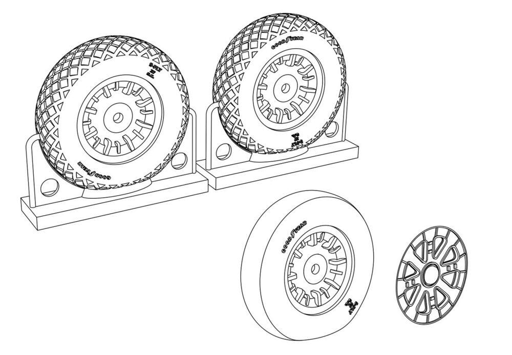 8595683905541 - F4U Corsair Diamond Thread Wheels set