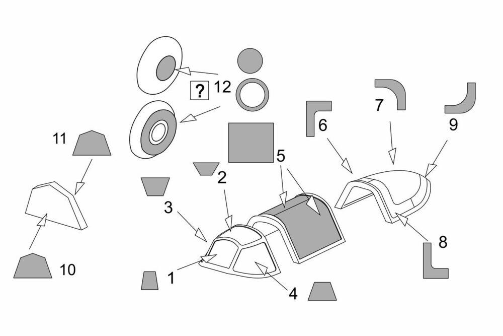 8595683906258 - Yak-1b Vacu Canopy masks (kit) 8595683906258 - Yak-1b Vacu Canopy masks (kit)