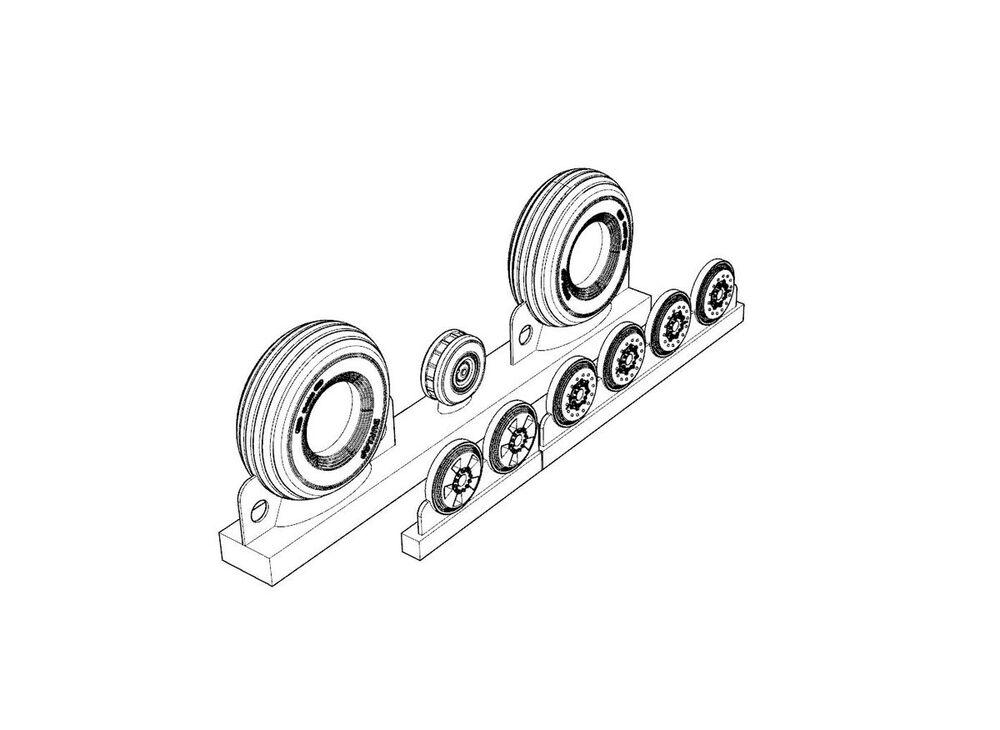 8595683906616 - DH 98 Mosquito wheels