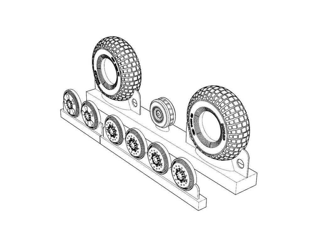 8595683906623 - DH 98 Mosquito wheels block thread