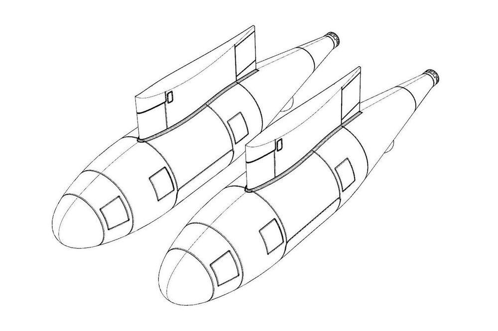 8595683907095 - Refueling pod KC-130J (2pcs)