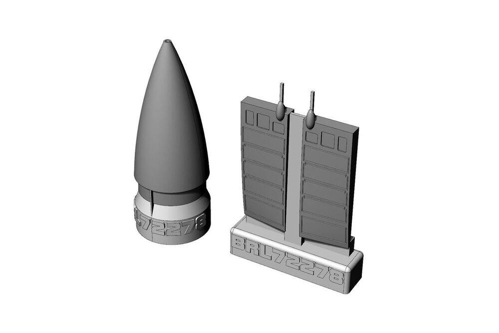 8595683909471 - MiG-29A Radome and closed upper jet intakes (Italeri kit)