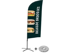 8596052188848 - Beachflagset - Sandwiches - Niederländisch - Alu - Showdown Displays