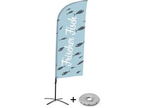 8596052188862 - Beachflagset - Frischer Fisch - Deutsch - Alu - Showdown Displays