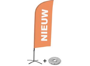 8596052189074 - Beachflagset - Neu - Niederländisch - Orange - Alu - Showdown Displays