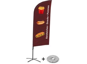 8596052189098 - Beachflagset - Snacks - Deutsch - Kreuzständer - Showdown Displays