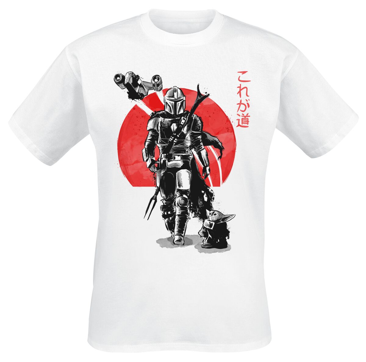 8596488403331 - The Mandalorian - Ink T-Shirt weiß in L