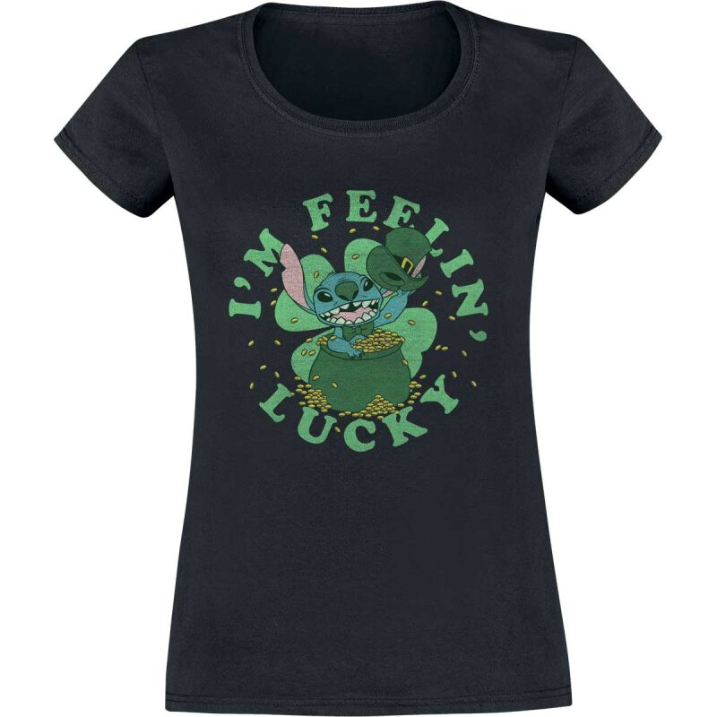 8596564143083 - I´m feelin lucky T-Shirt schwarz in XXL