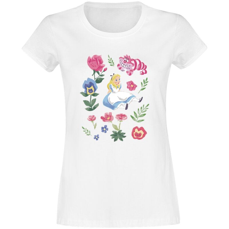 8596582318173 - Alice Friends Flowers T-Shirt weiß in S