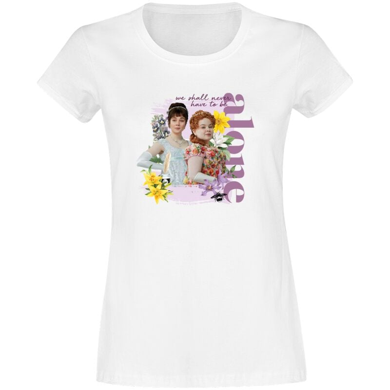 8596593238712 - Never Be Alone T-Shirt weiß in L