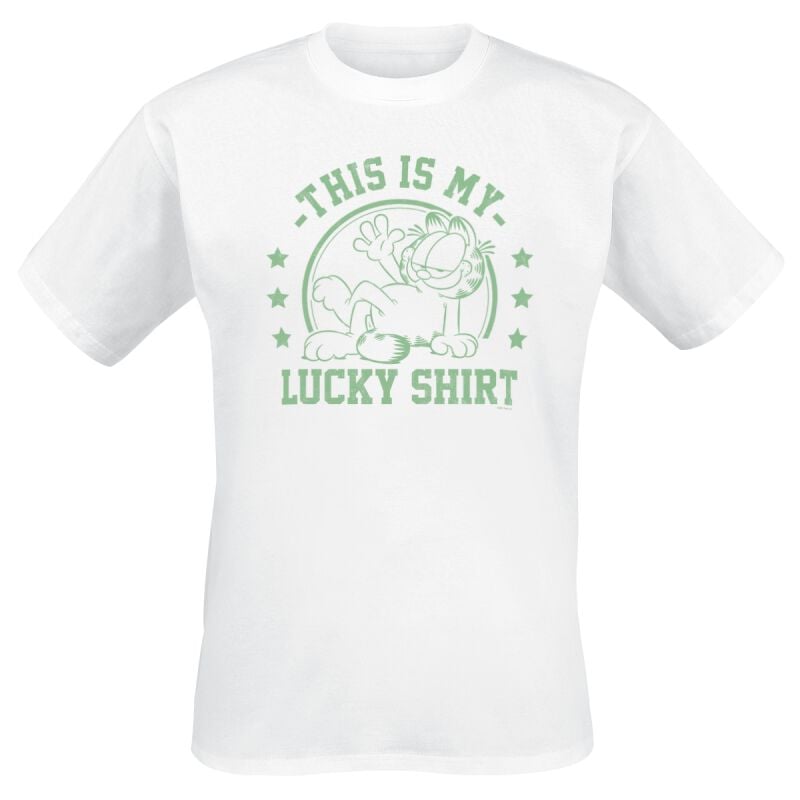 8596594674991 - Lucky Shirt T-Shirt weiß in L