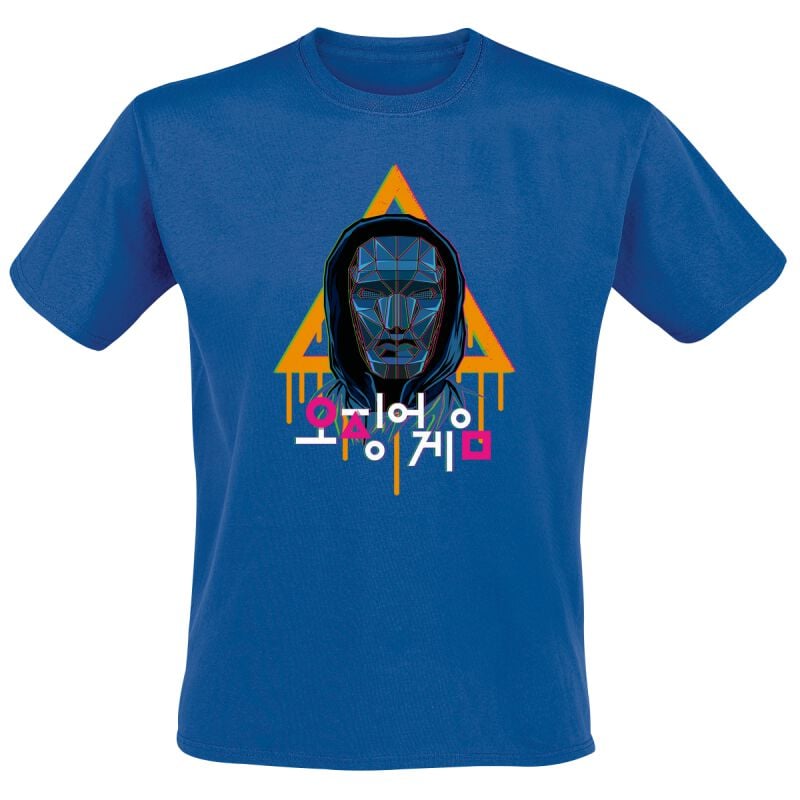 8596607337516 - Neon Front Man T-Shirt royalblau in 3XL