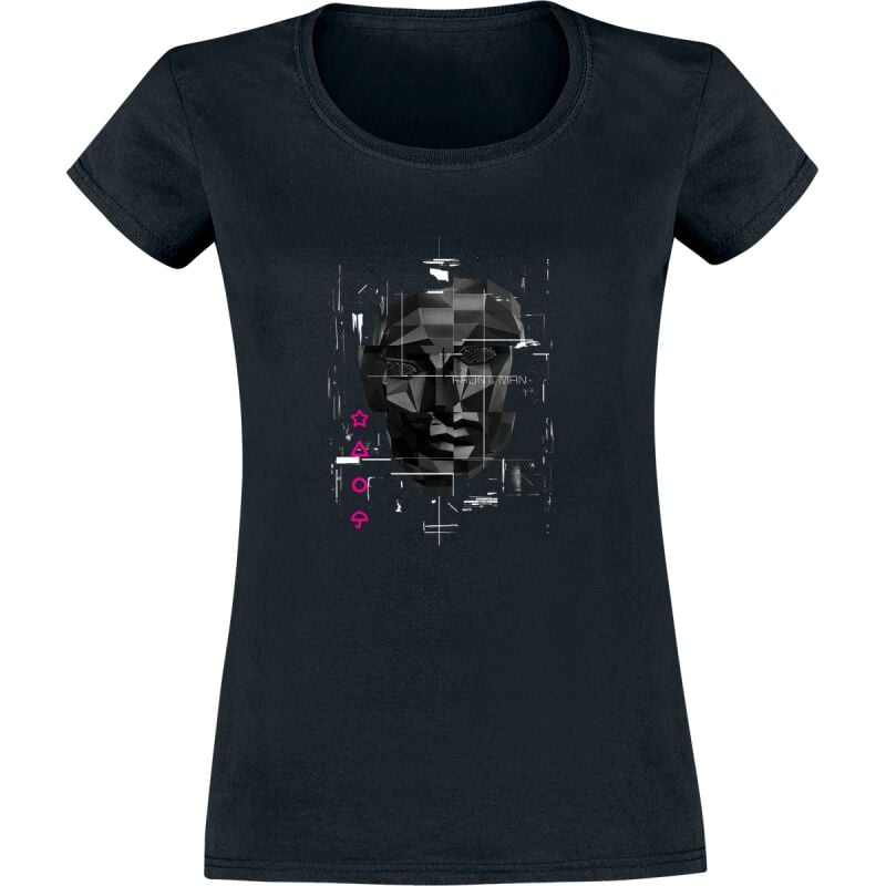 8596607342305 - Front Man Glitch T-Shirt schwarz in M