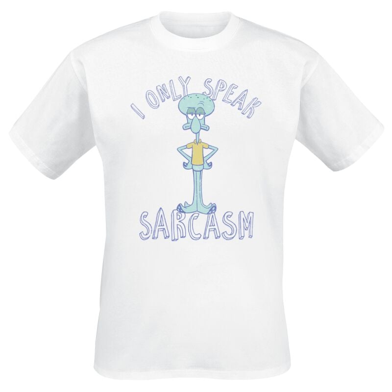 8596607375457 - Sarcasm only T-Shirt weiß in L