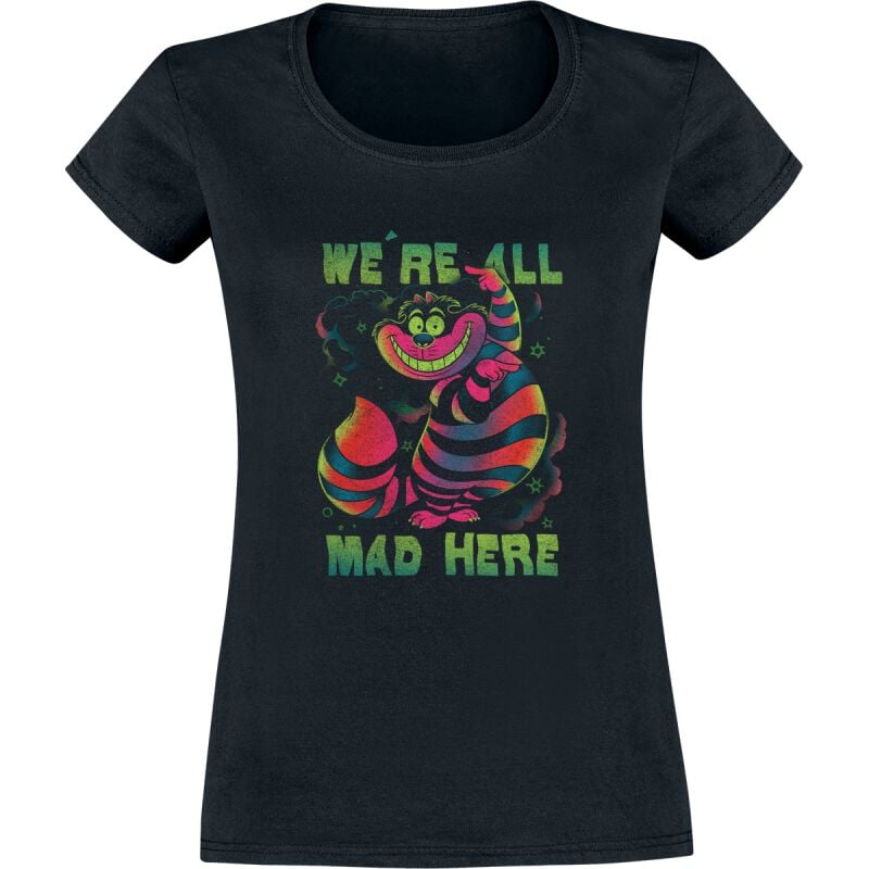 8596612495447 - Chesire Rainbow T-Shirt schwarz in S