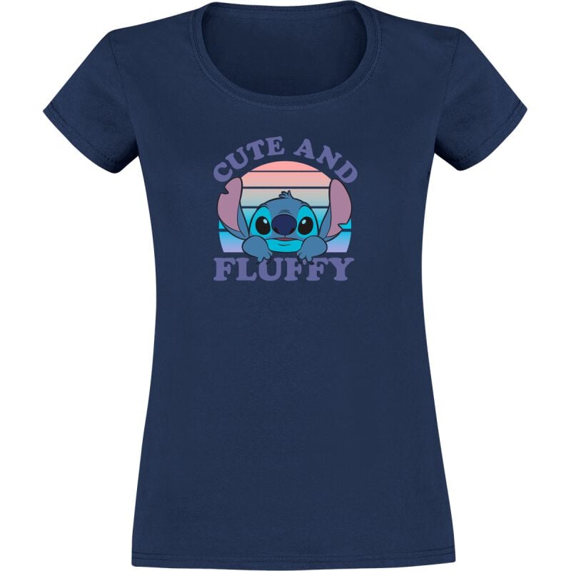 8596612499407 - Cute and Fluffy T-Shirt navy in XXL