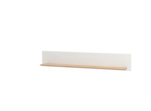 8600608313650 - Wandboard INOSIGN Bretagna Schwebendes Regal Wandregal Ablage braun (artisan eiche) B150cm H25cm T195cm FSC-zertifizierter Holzwerkstoff Regale Breite 150 cm in Artisan Eiche und Weiß