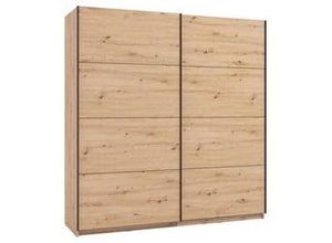 8600608404181 - Schwebetürenschrank Gard 200 in Eiche Artisan