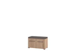 8600608405607 - INOSIGN Schuhbank »Landes Schuhschrank Schuhregal Schuhtruhe Breite 80 cm« mit Sitzkissen und zwei geschlossenen Fächern in Artisan Eiche 8600608405607 - INOSIGN Schuhbank »Landes Schuhschrank Schuhregal Schuhtruhe Breite 80 cm« mit Sitzkissen und zwei geschlossenen Fächern in Artisan Eiche