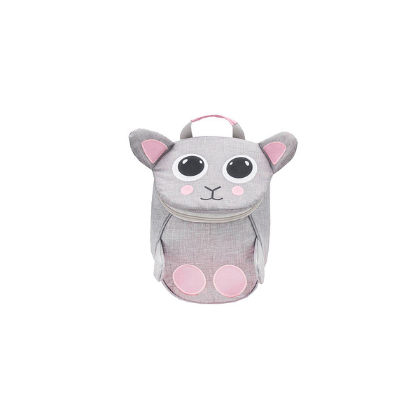 8605036819682 - Kindergartenrucksack Mini Animals MS Mouse Kunstfaser grau 8605036819682 BELMIL